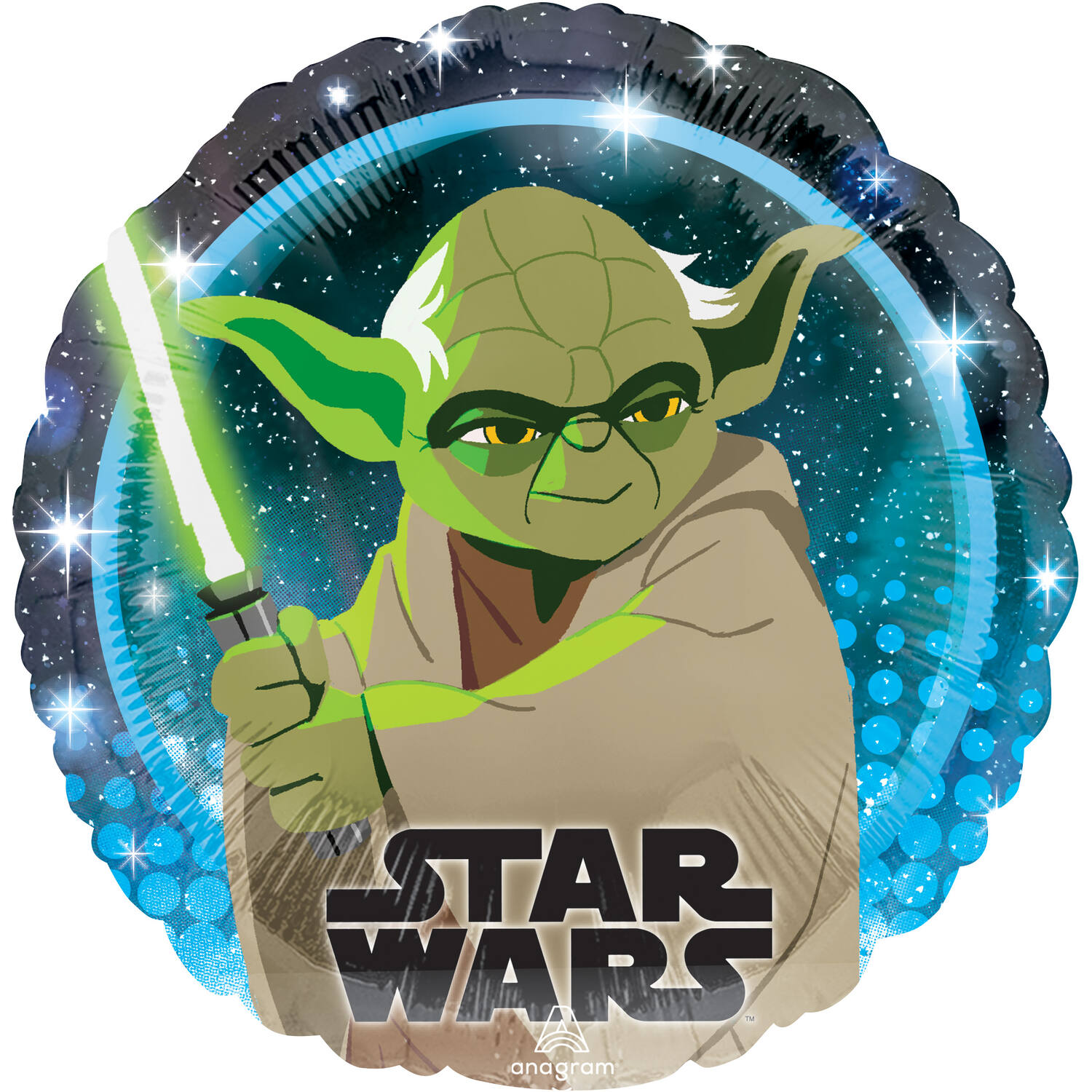 Foil Balloon - Yoda - Star Wars Galaxy - 45 cm